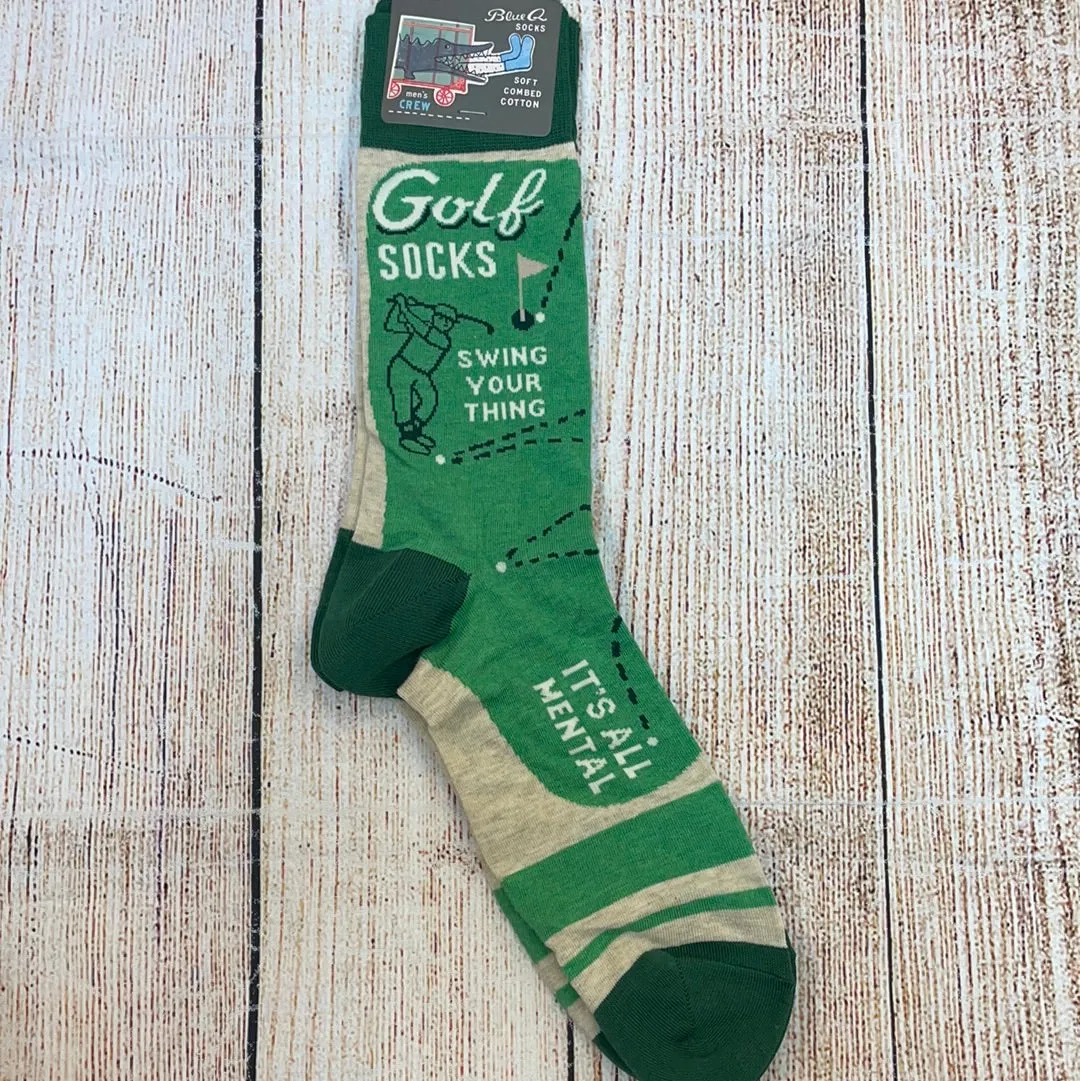 Blue Q Men's Crew socks