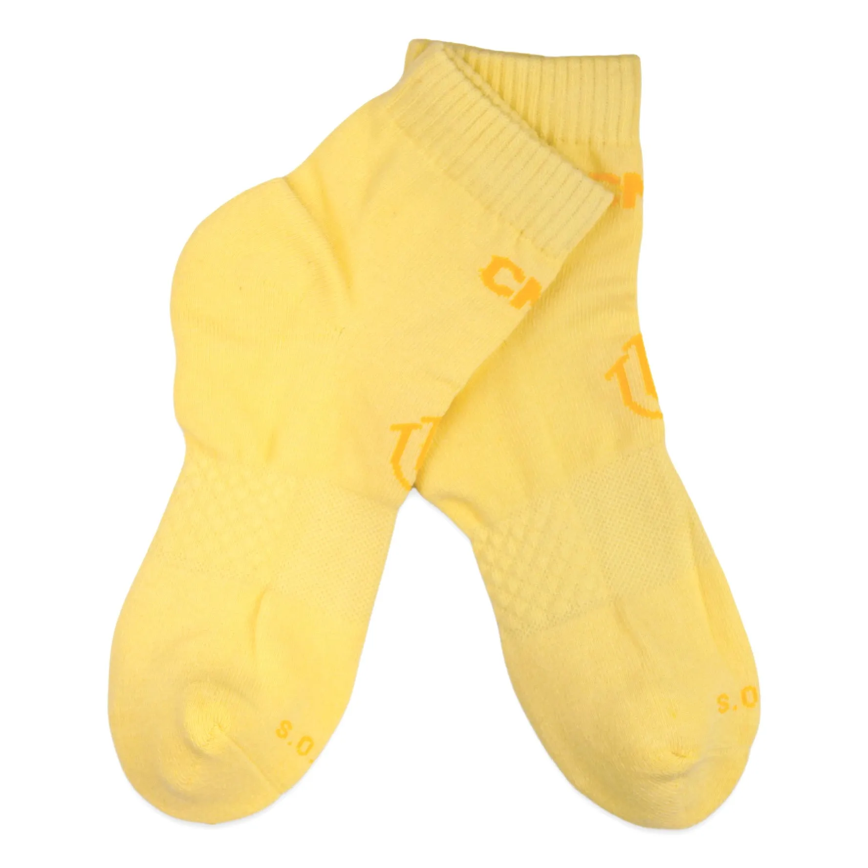 COLR By uLace Mid-Calf Socks - Canary Yellow