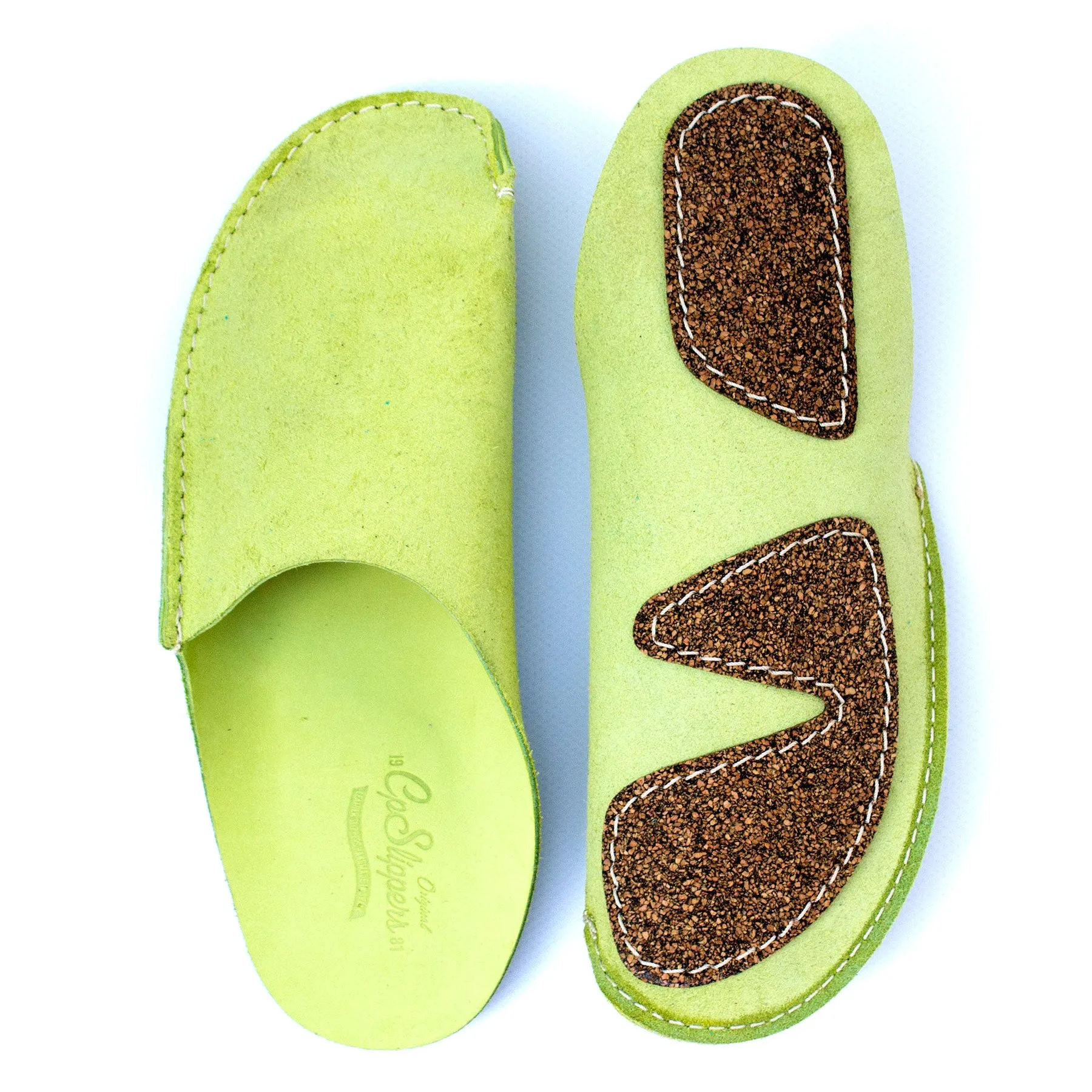 Green CP Slippers Luxe