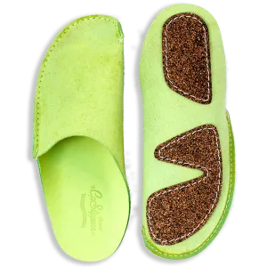 Green CP Slippers Luxe