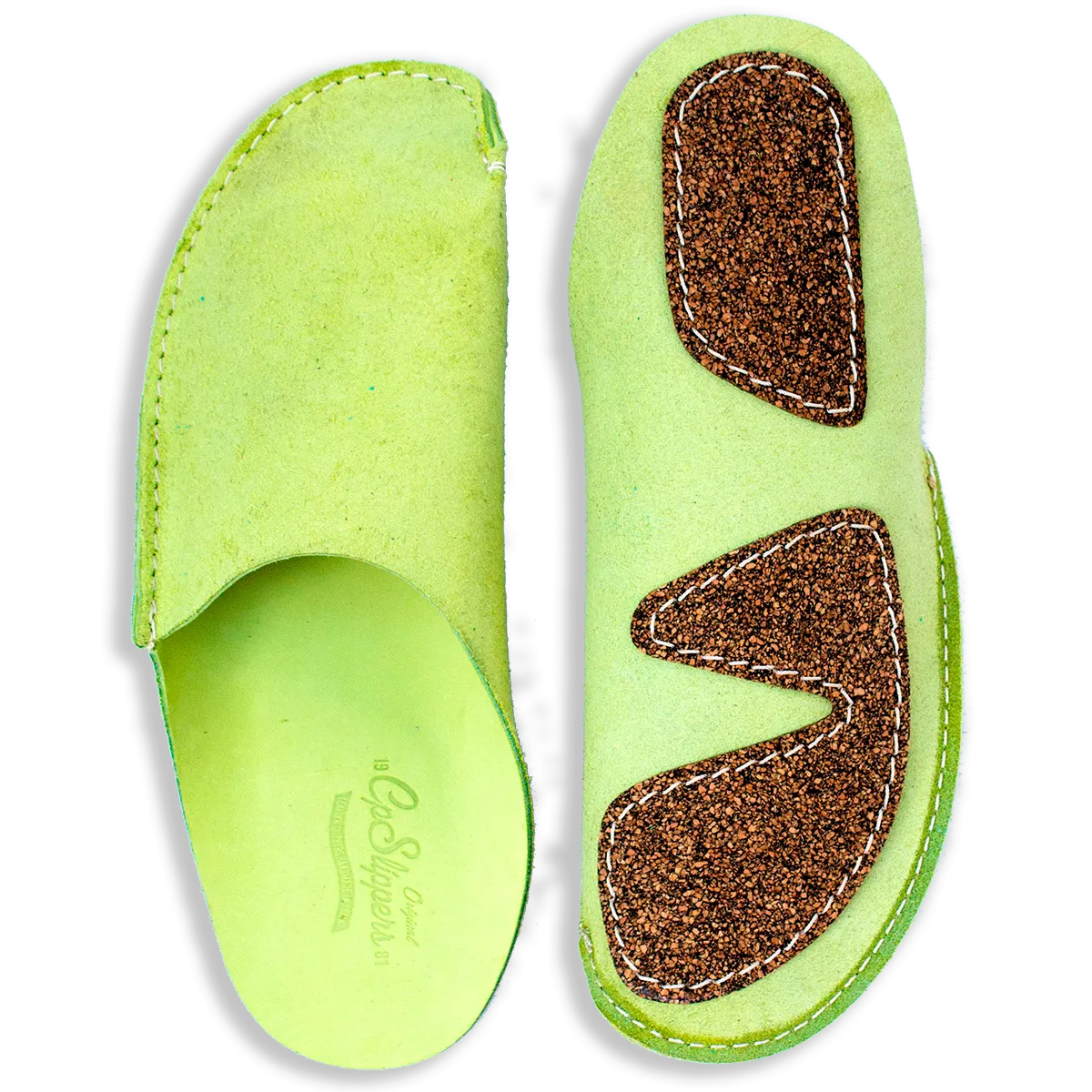 Green CP Slippers Luxe