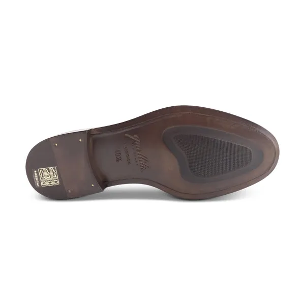 Slippers in pelle cocco testa di moro