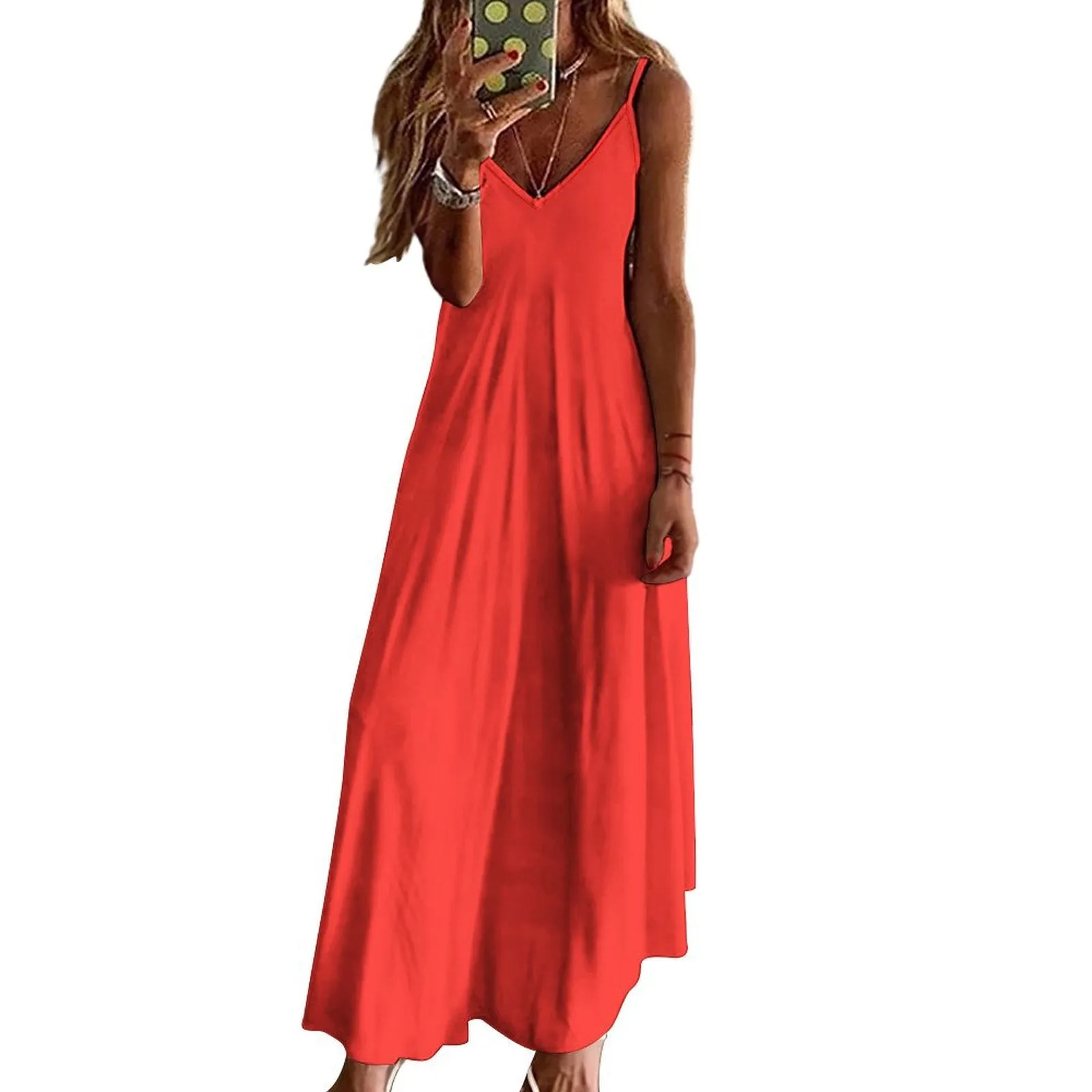 Spaghetti Strap Ankle-Length Dress Long dress