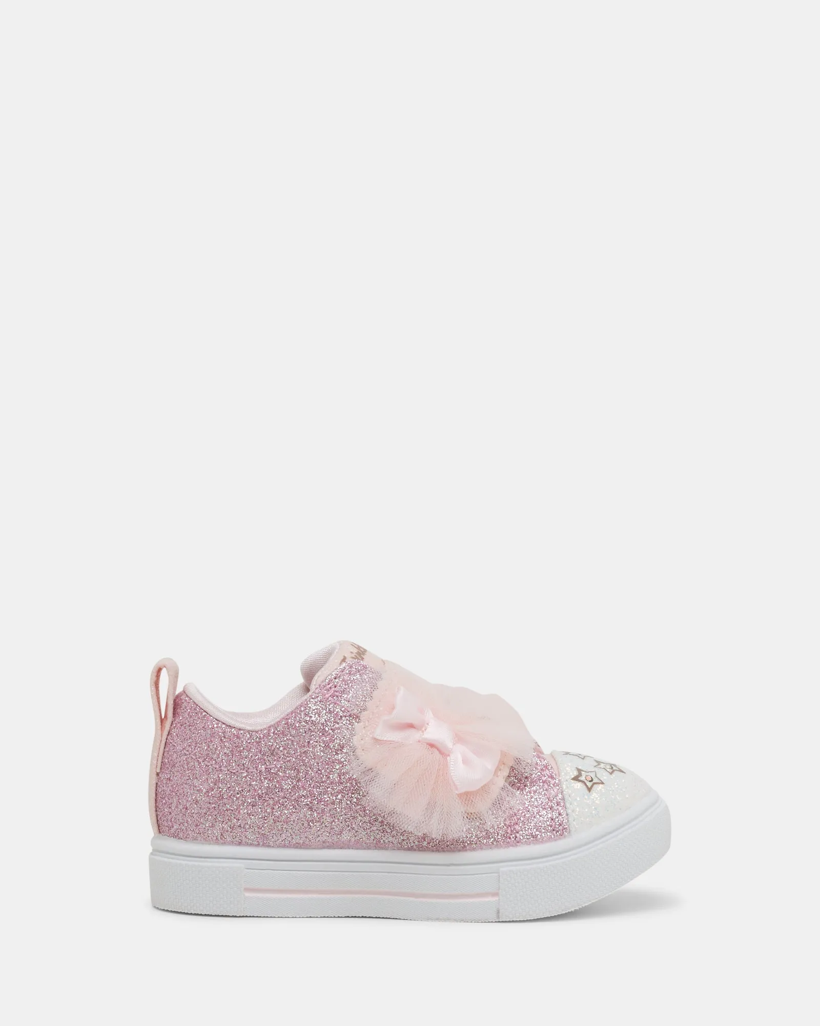 Twinkle Toes Sparks Bow Infant Rose Gold